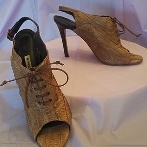 Open Toe Slingback Heels